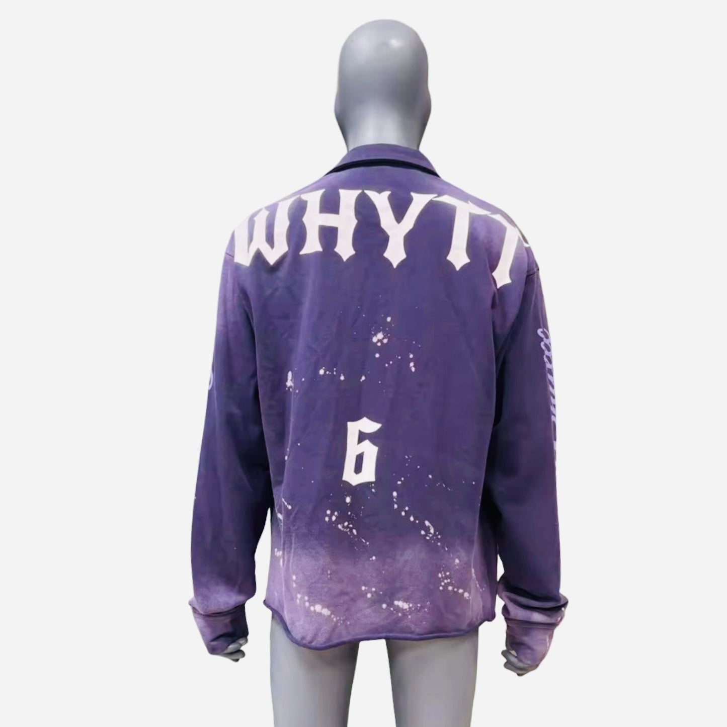 Rib Art Distress Button Up