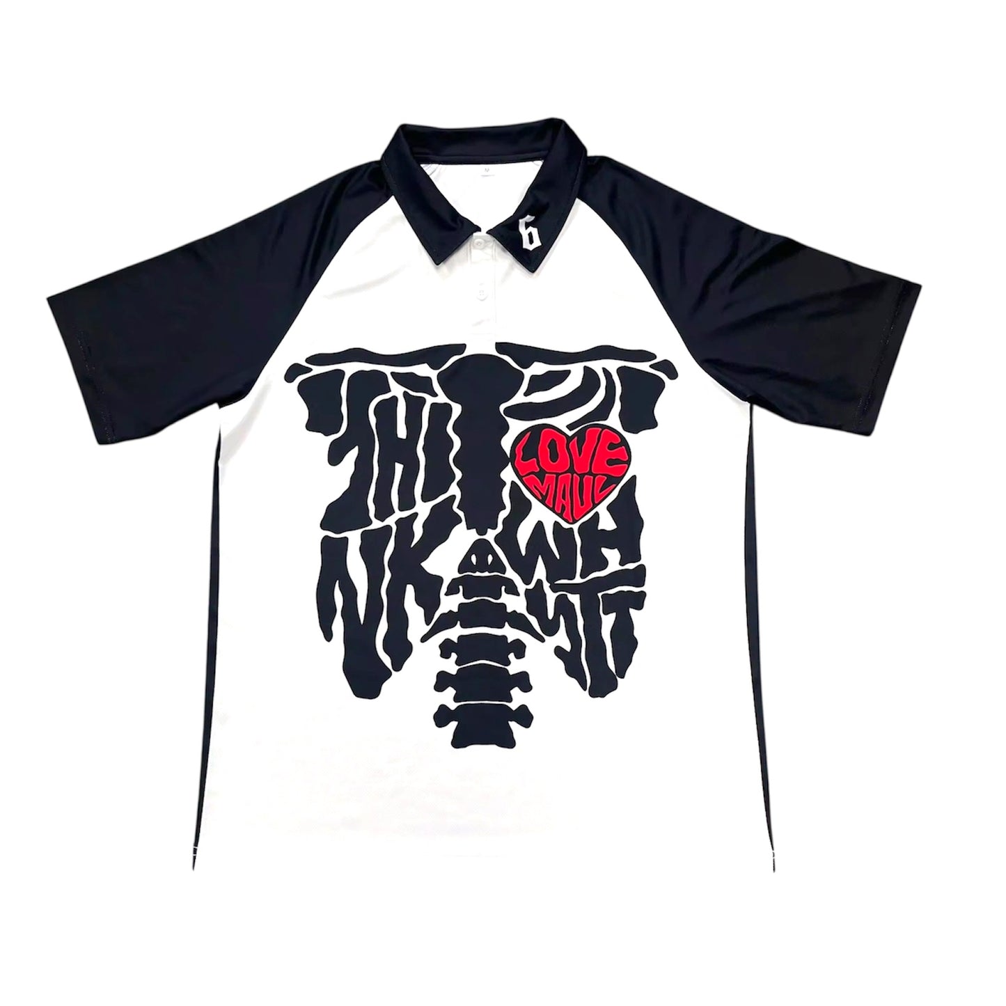 (Pre-Order) Rib art polo shirt